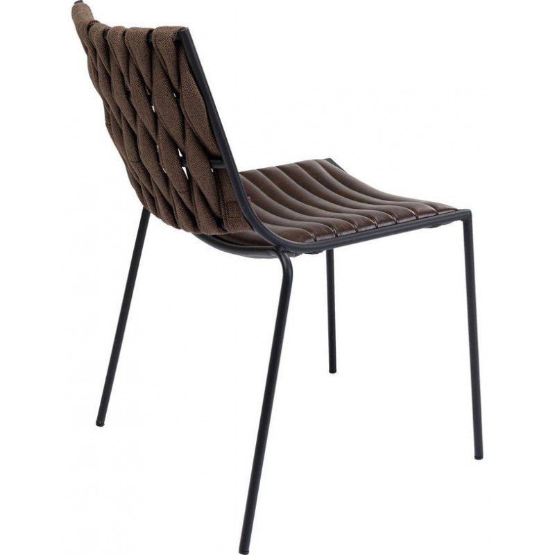 Chair Two Face Dark Brown